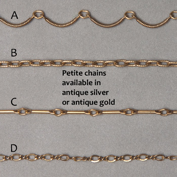 Petite Chains in Silver and Gold