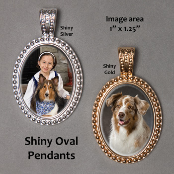 Shiny Silver and Gold Pendants